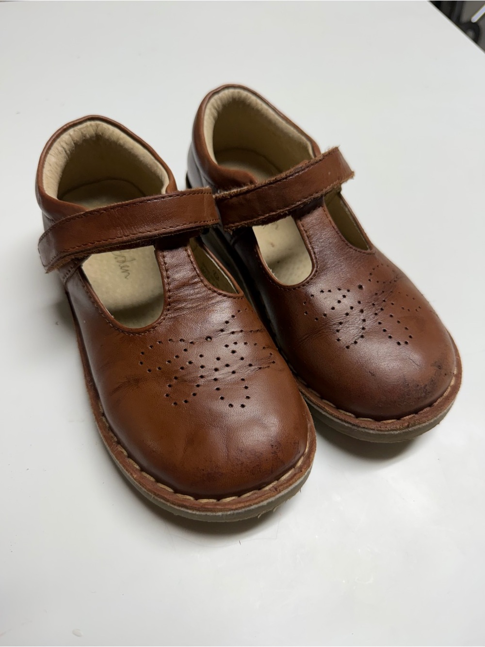 Mini Boden Leather Mary Jane Flat
